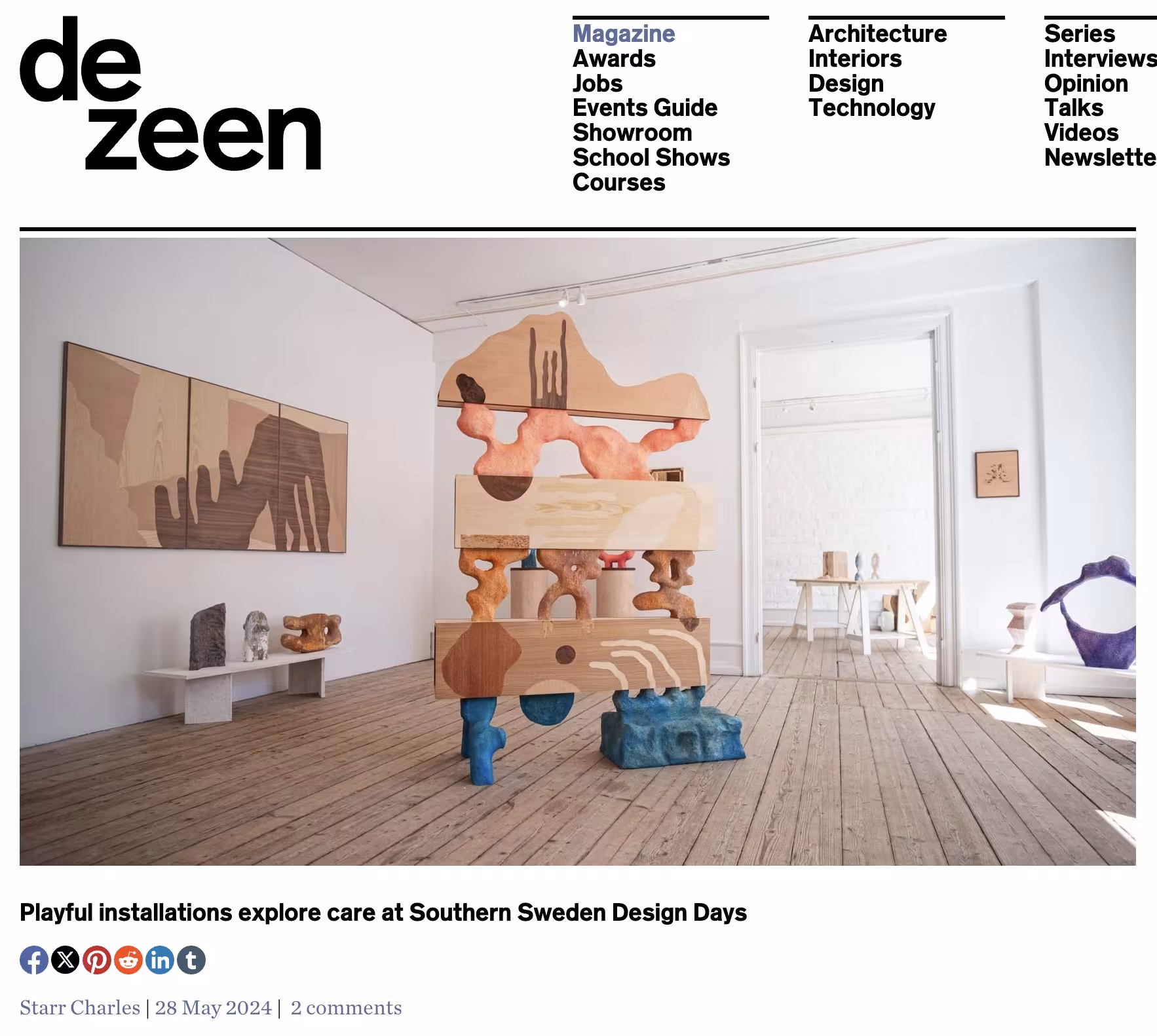 SSDD Dezeen artikel