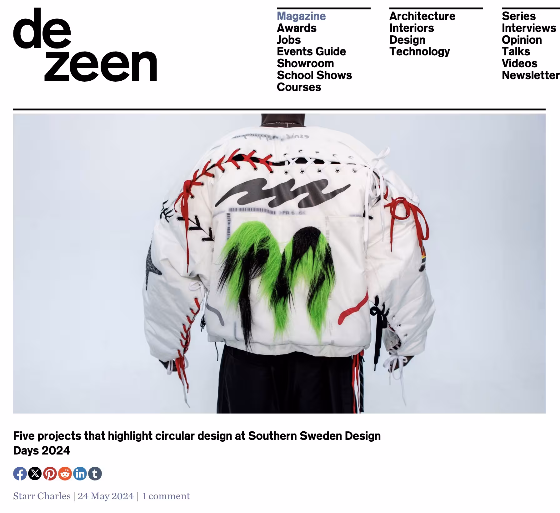 SSDD Dezeen artikel