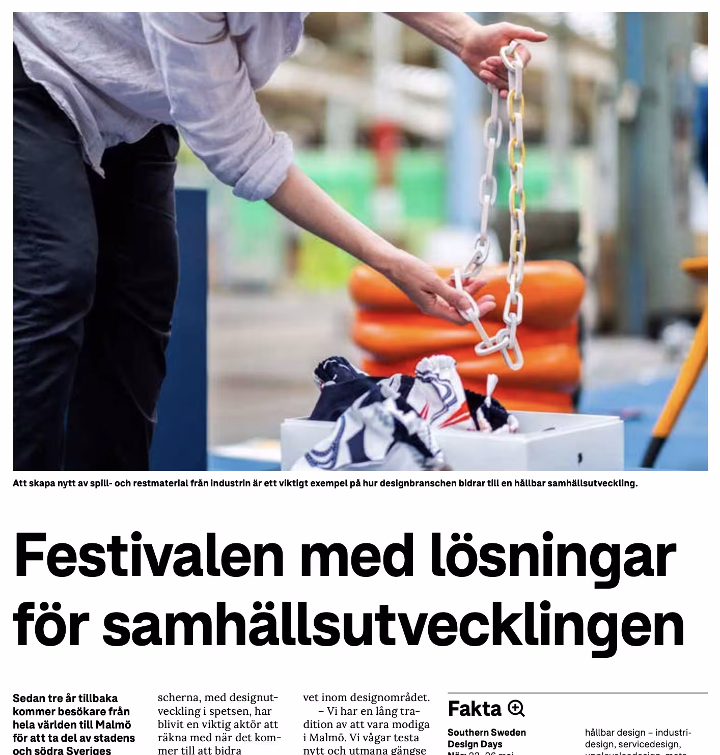 SSDD Vårt Malmö artikel